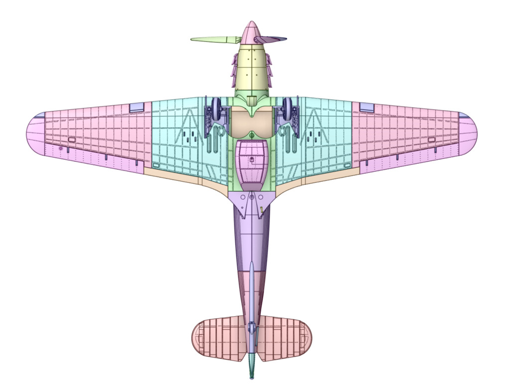 Hawker Hurricane MK-I  3D print model_4