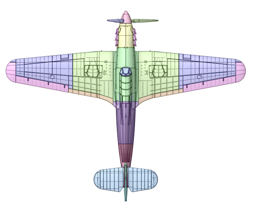 Hawker Hurricane MK-I  3D print model_3