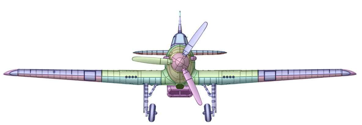 Hawker Hurricane MK-I  3D print model_1