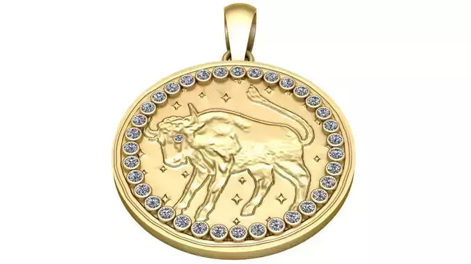 COE ANIMAL COIN PENDANT 3D PRINTABLE MODLE  3D print model