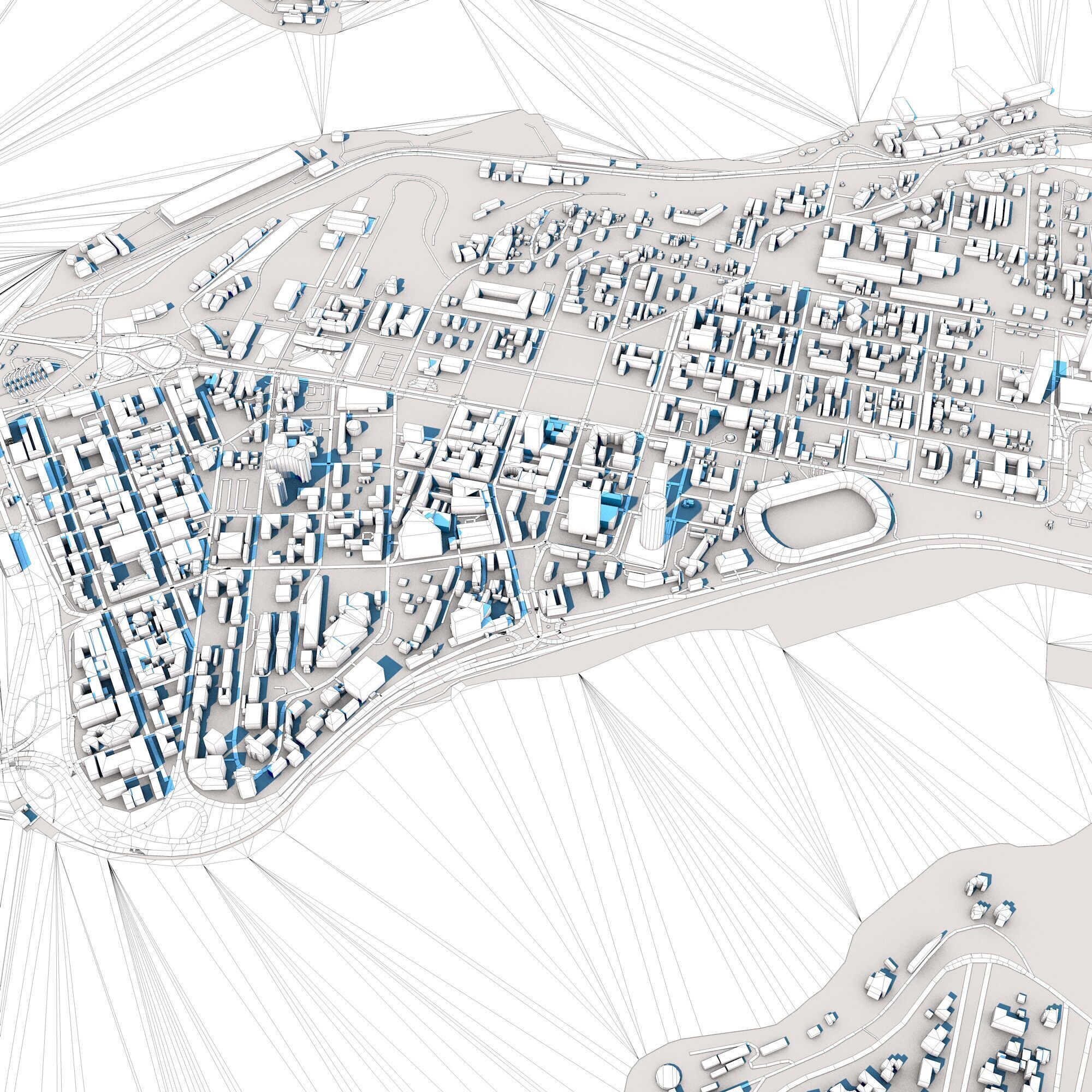 Abidjan City Cote dIvoire 3D model_10
