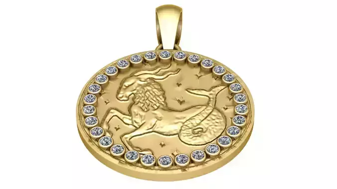 HOURS ANIMAL PENDANT 3D PRINTABLE MODEL 