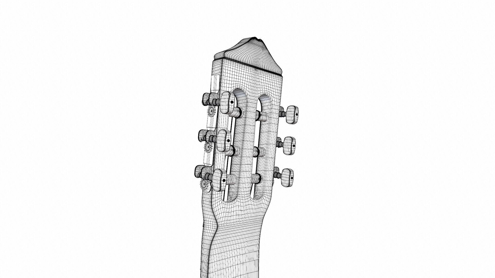 Guitar 3D model_21