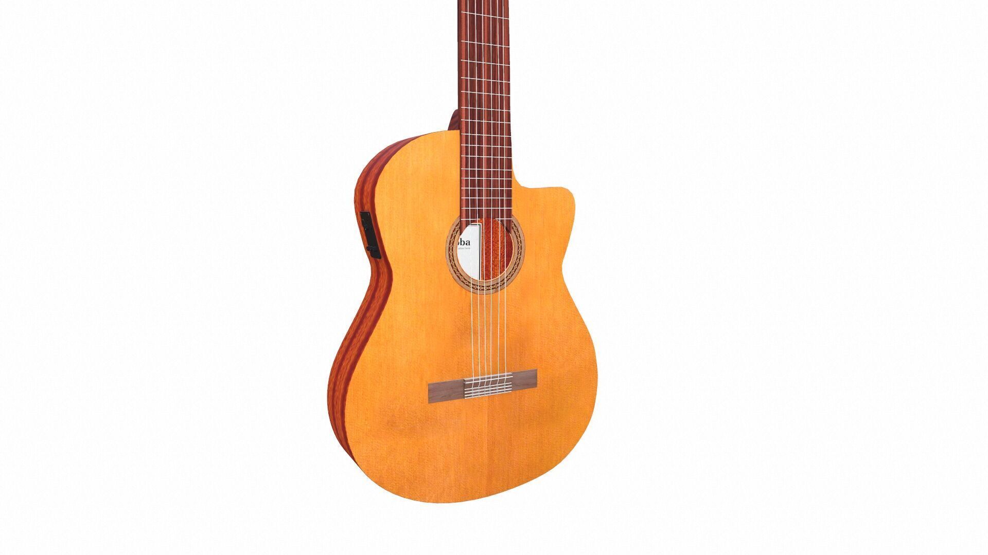 Guitar 3D model_14