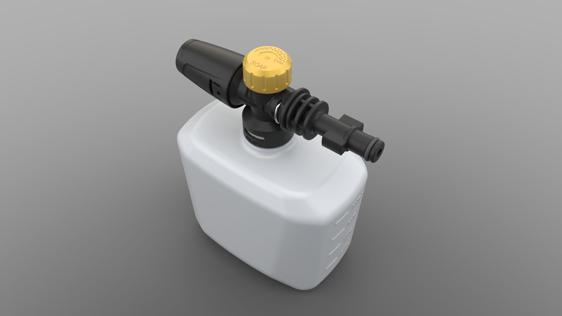 Power Pressure Washer Bottle 3D model_6