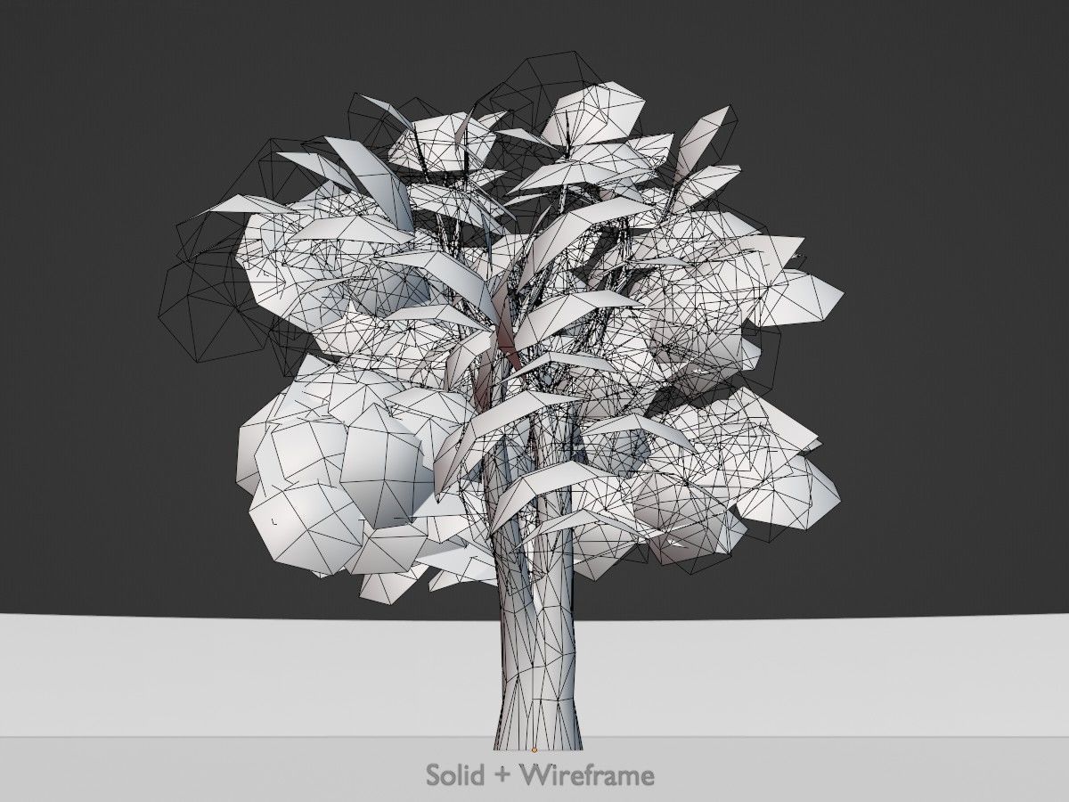 Alnus glutinosa tree winter Package 3D Model Collection_53