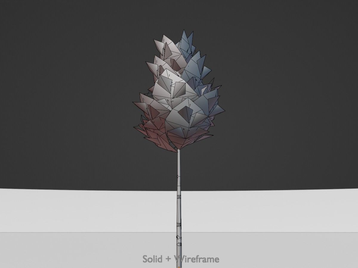 Alnus glutinosa tree winter Package 3D Model Collection_55