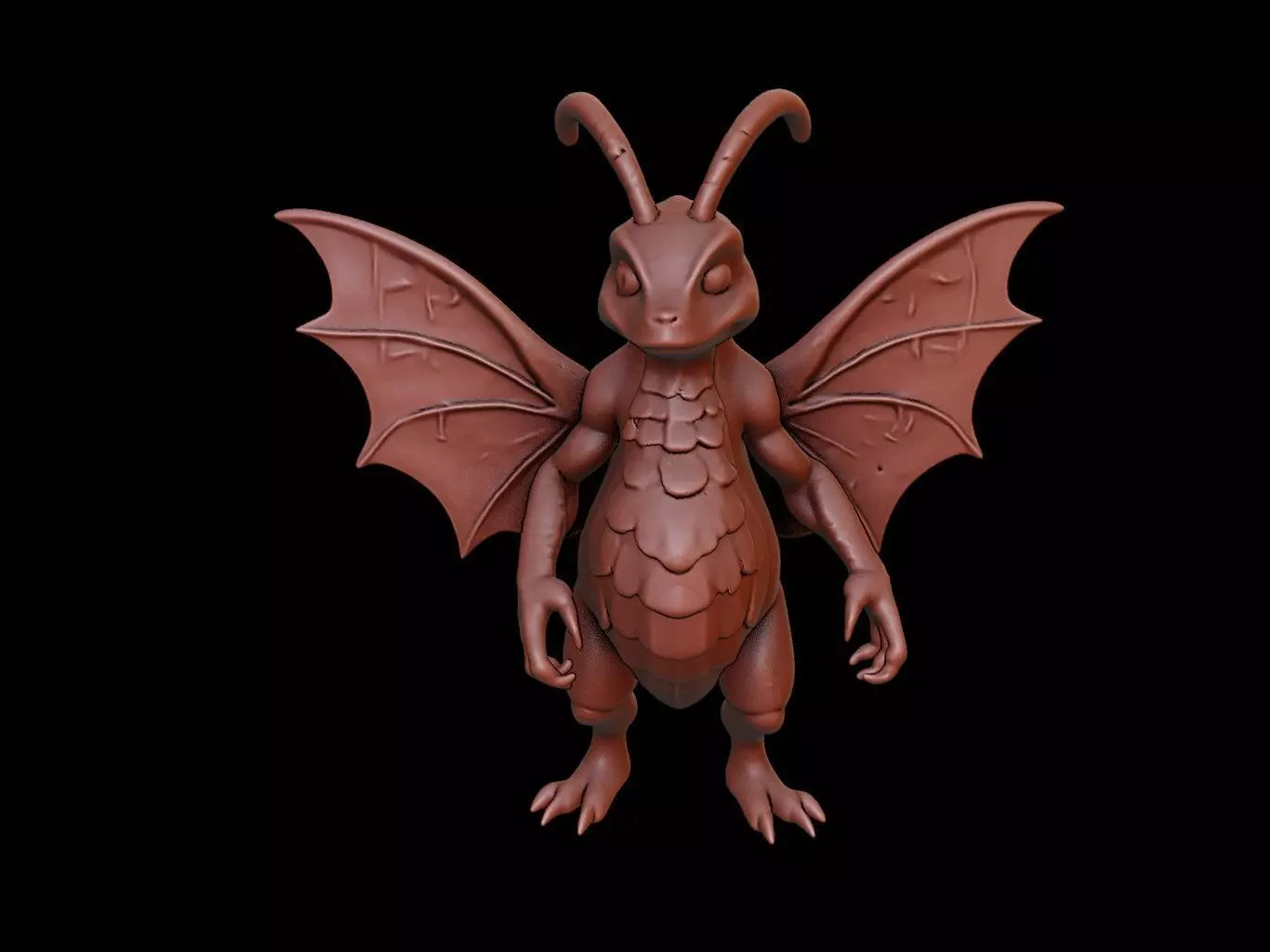 Mothra Figure 3D print model