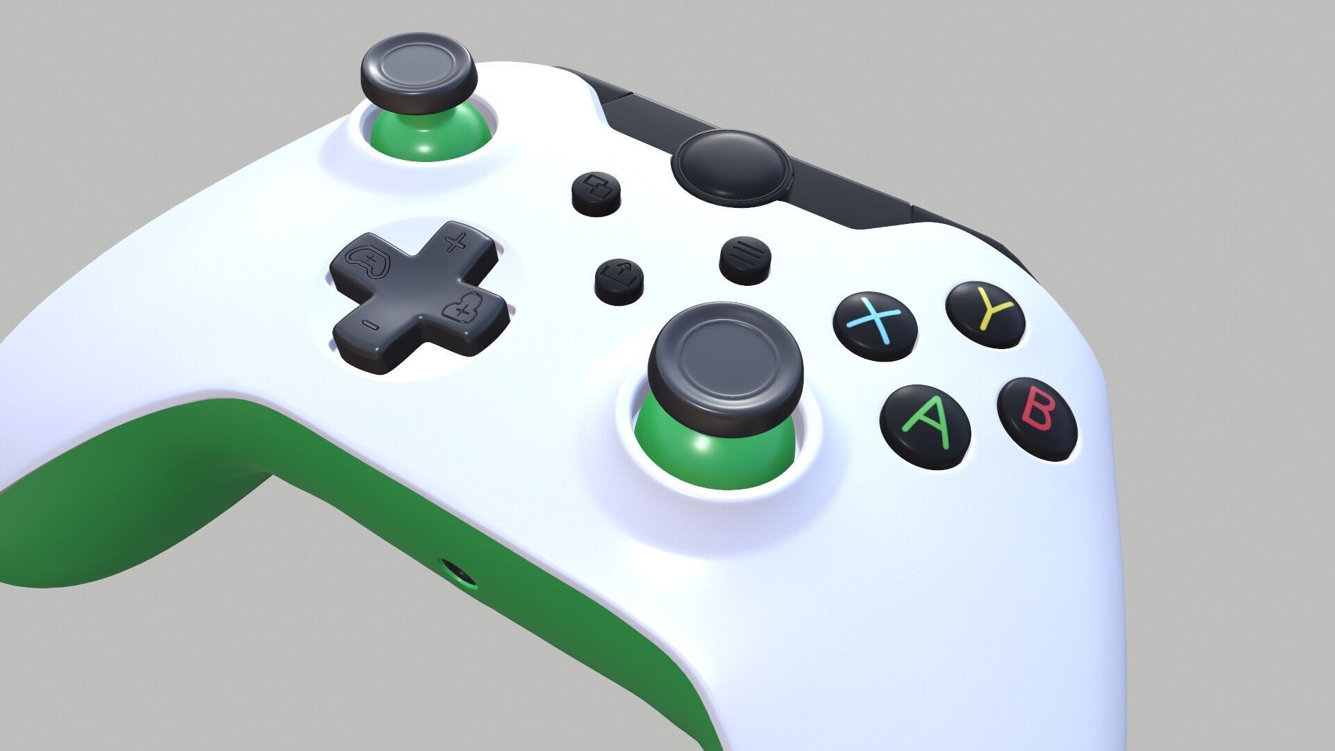 PDP Wired Controller Fuse Black for Xbox 3D model_7