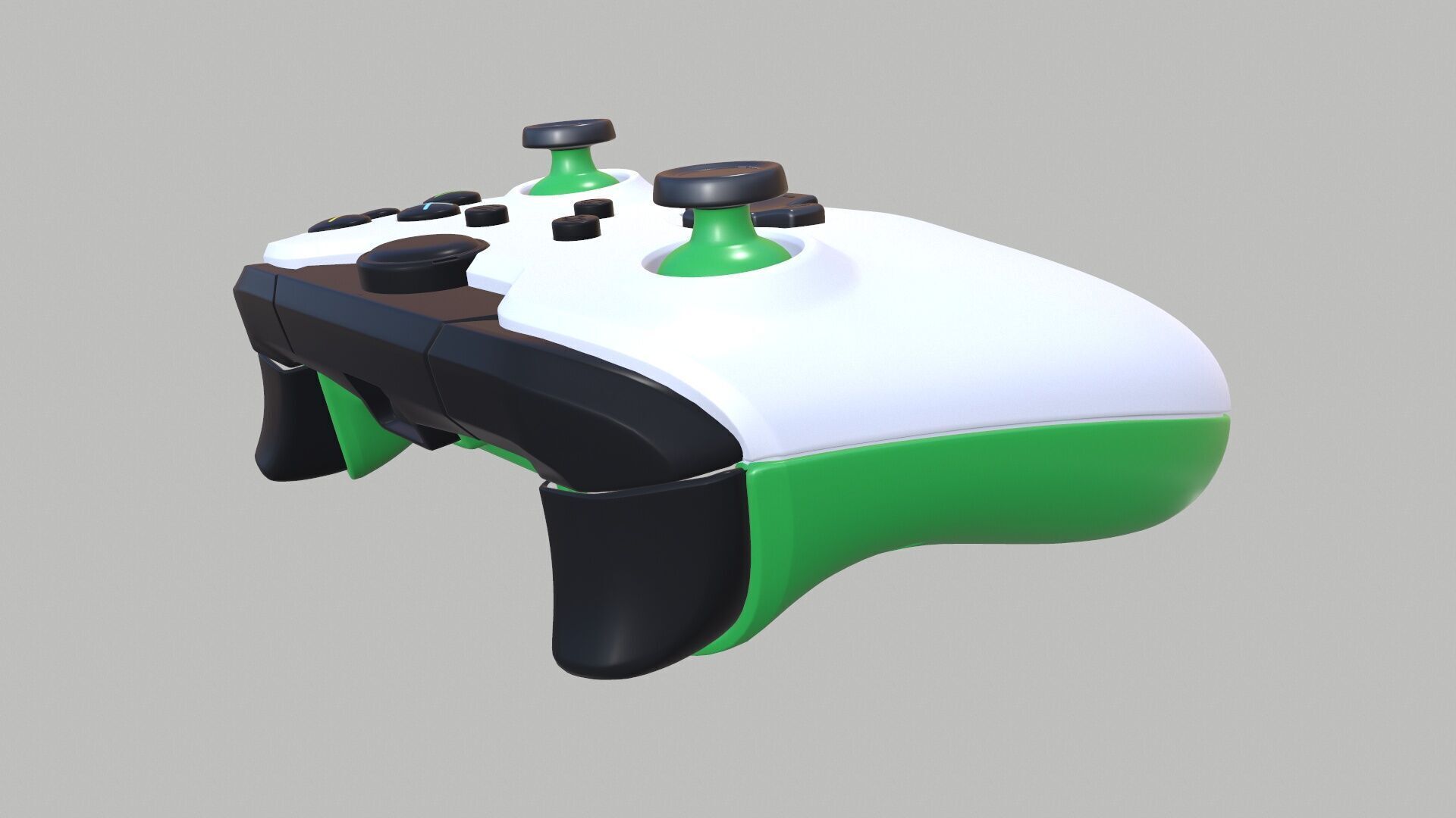 PDP Wired Controller Fuse Black for Xbox 3D model_5