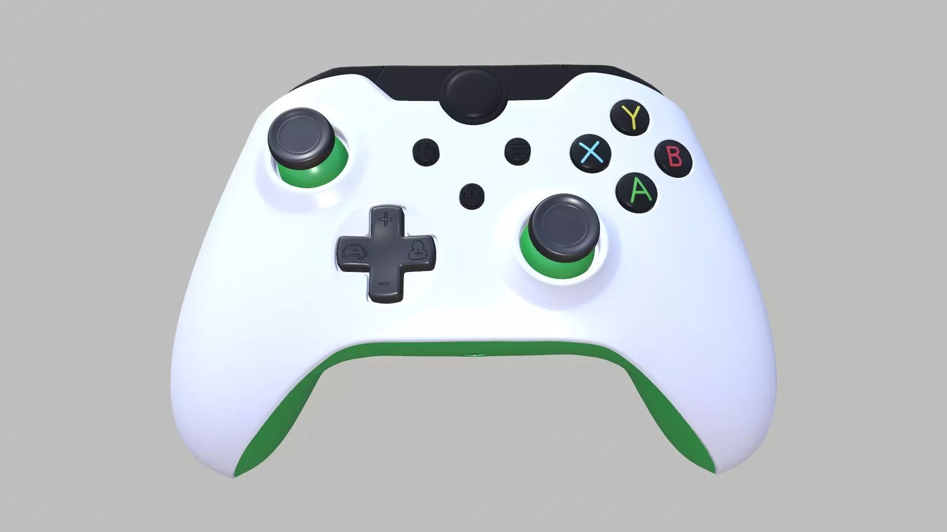 PDP Wired Controller Fuse Black for Xbox 3D model_0