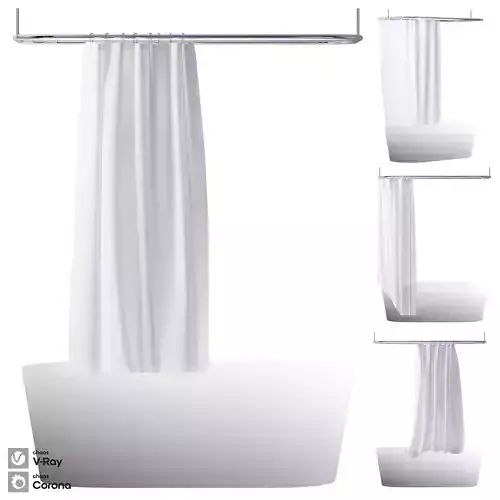 Bath Curtain Set 3 1