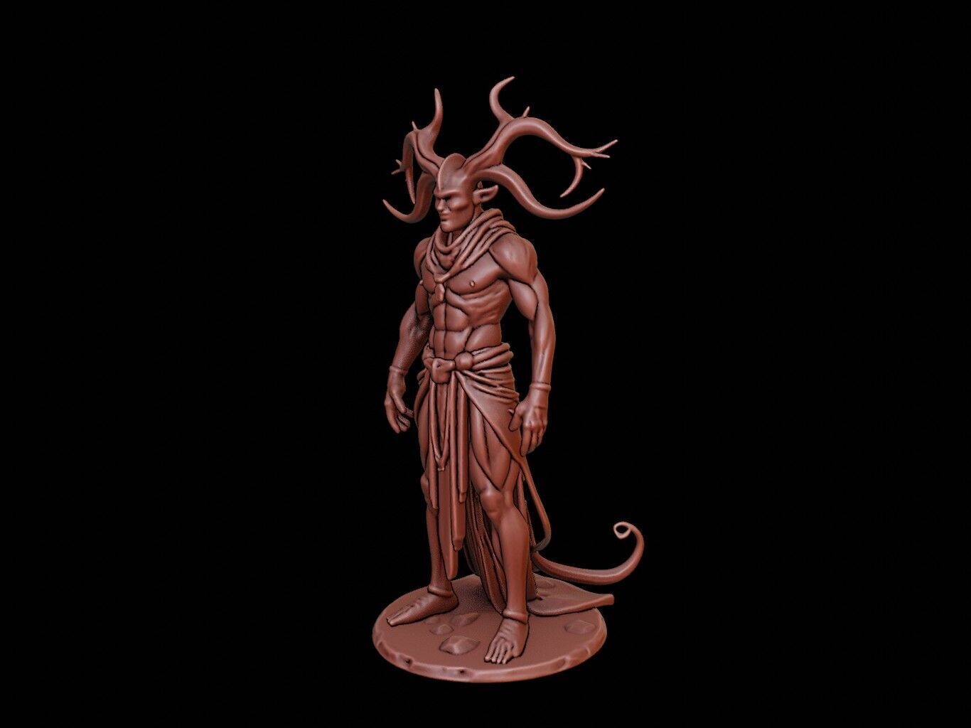 Nyarlathotep Figure 3D print model_2