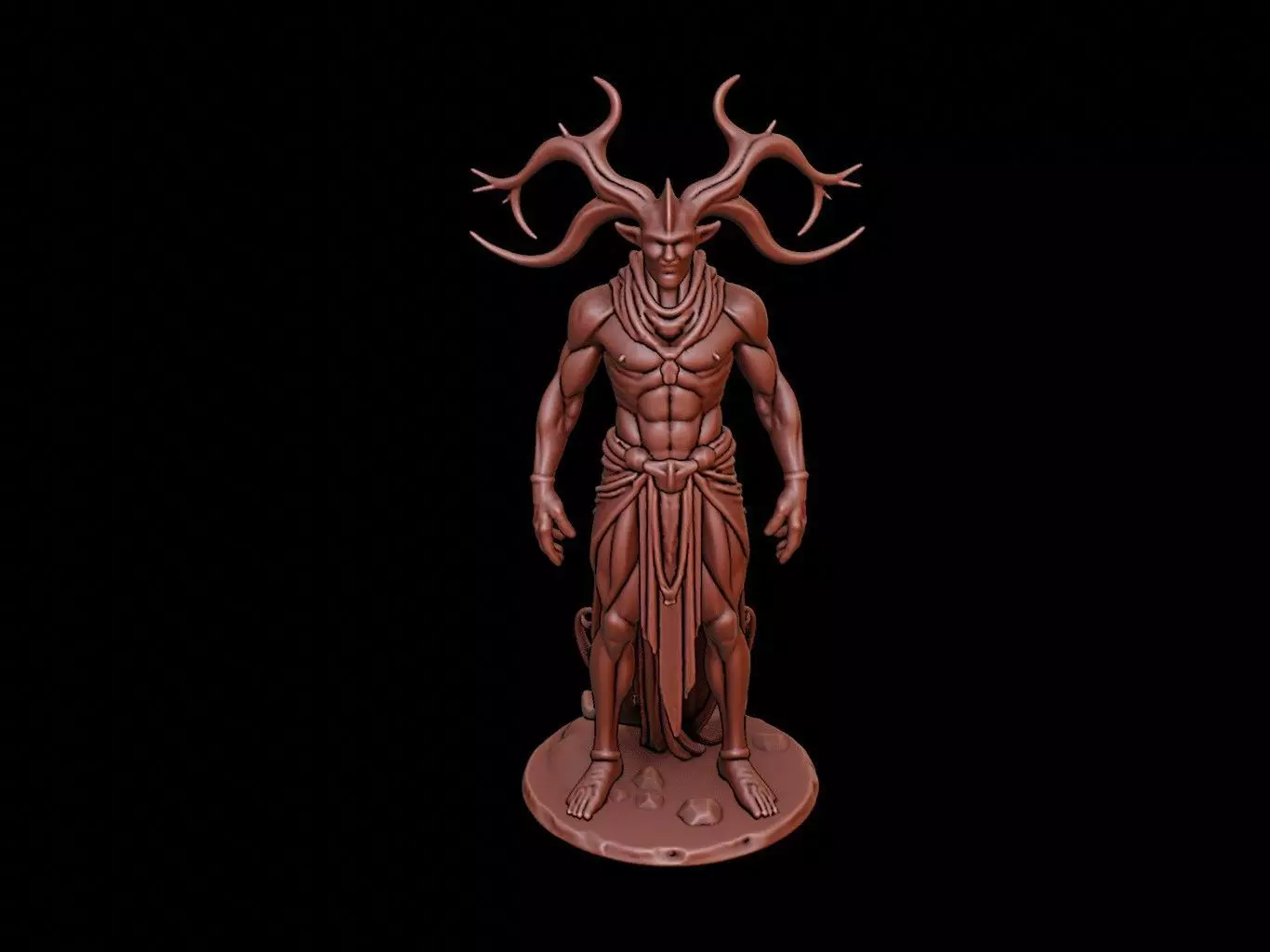 Nyarlathotep Figure 3D print model_0