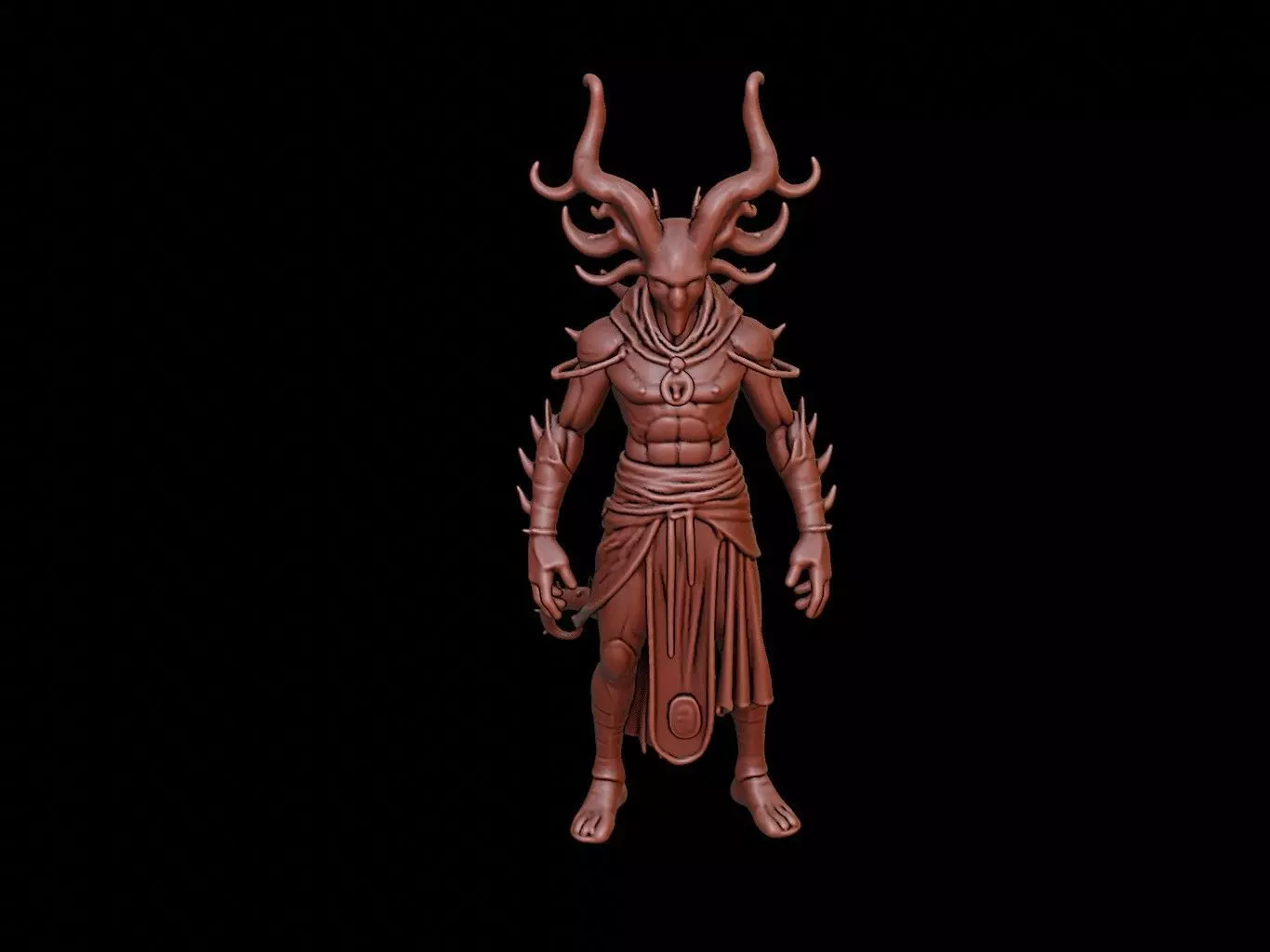 Nyarlathotep Figure 3D print model_0