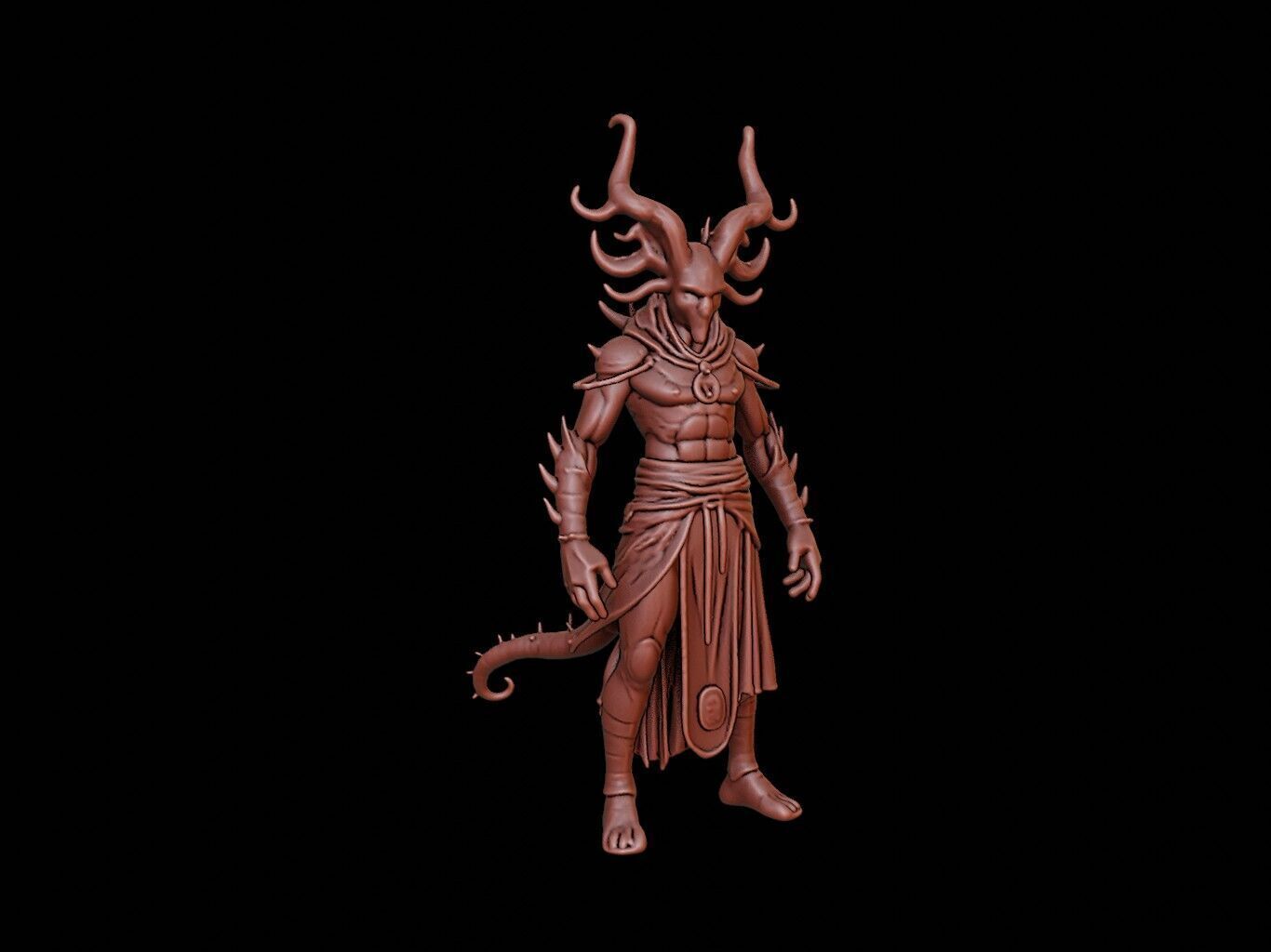 Nyarlathotep Figure 3D print model_1