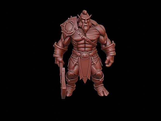 Ogre Figure 3D print model