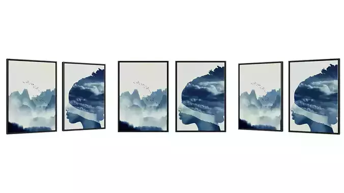 Abstract and geometric frames 1303