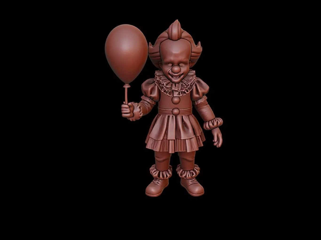 Pennywise Figure 3D print model_0