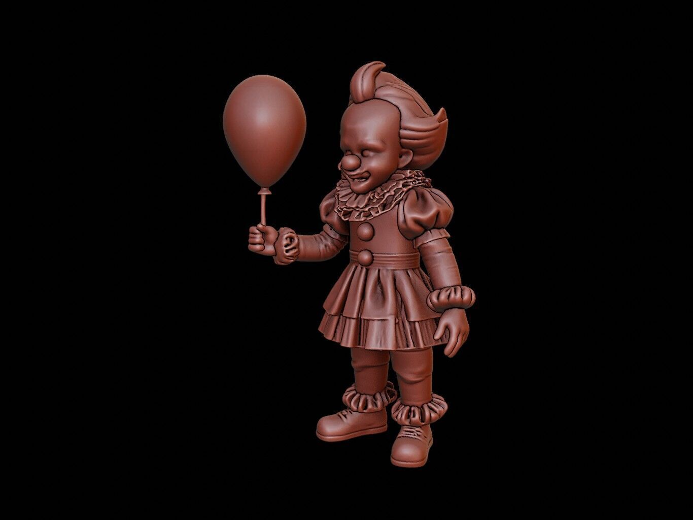 Pennywise Figure 3D print model_2