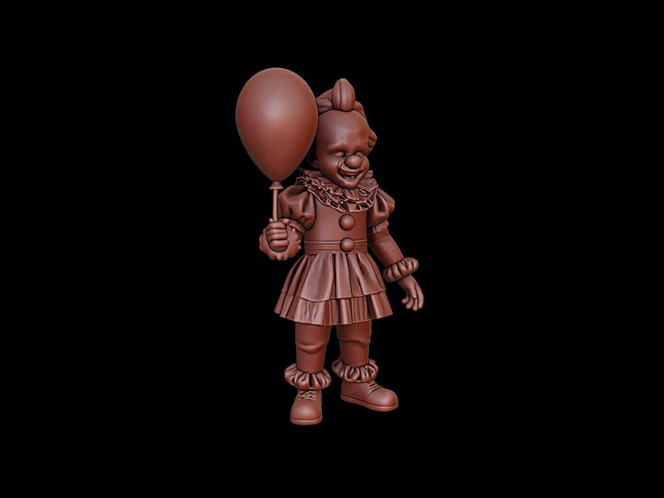 Pennywise Figure 3D print model_1