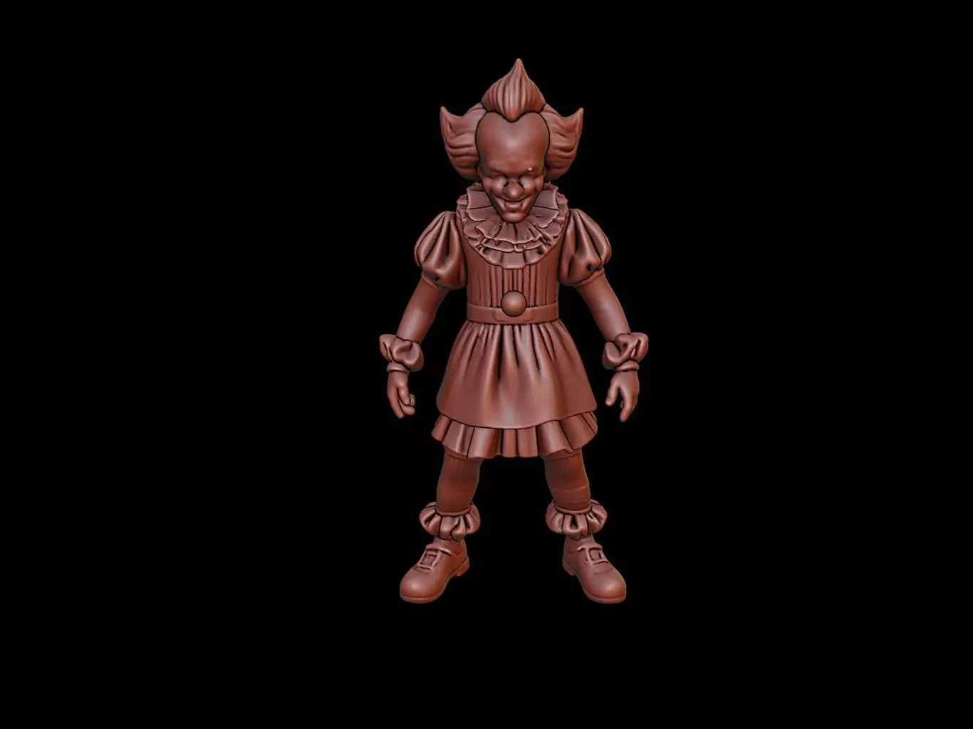 Pennywise Figure 3D print model_0