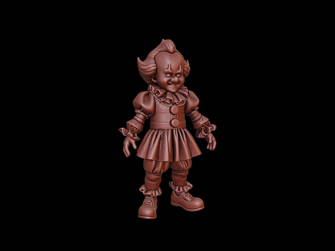 Pennywise Figure 3D print model_1
