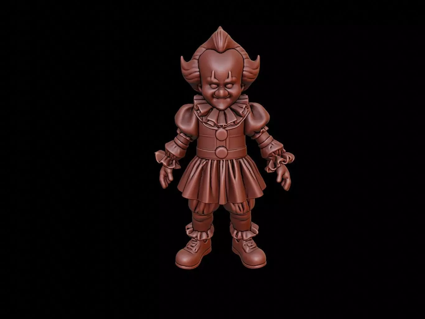 Pennywise Figure 3D print model_0