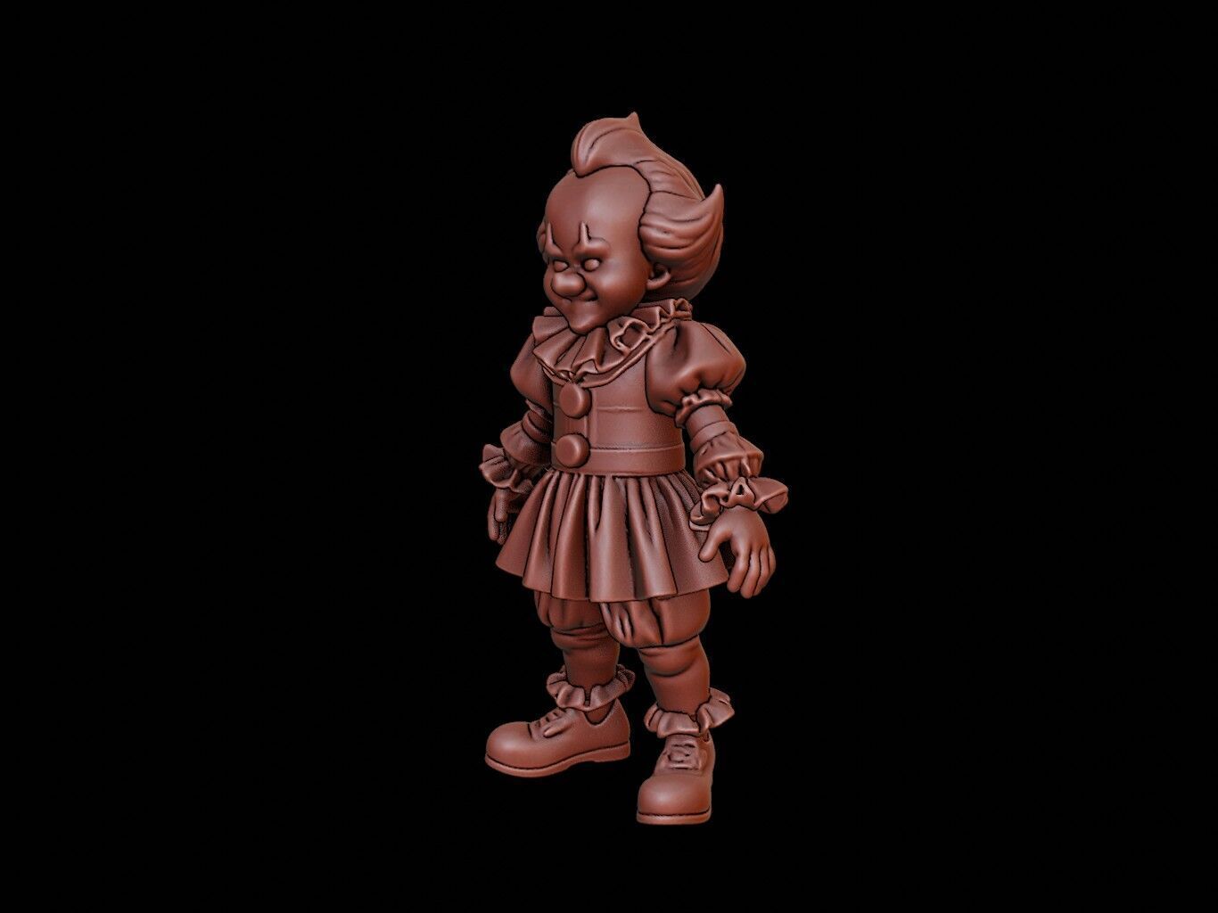 Pennywise Figure 3D print model_2