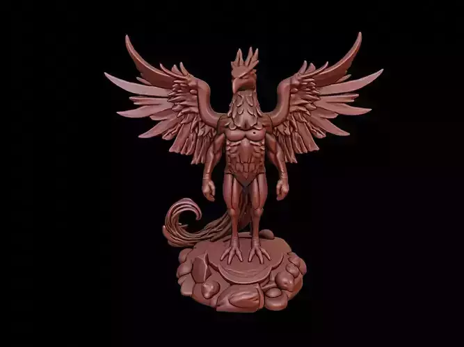Phoenix Figure 3D print model