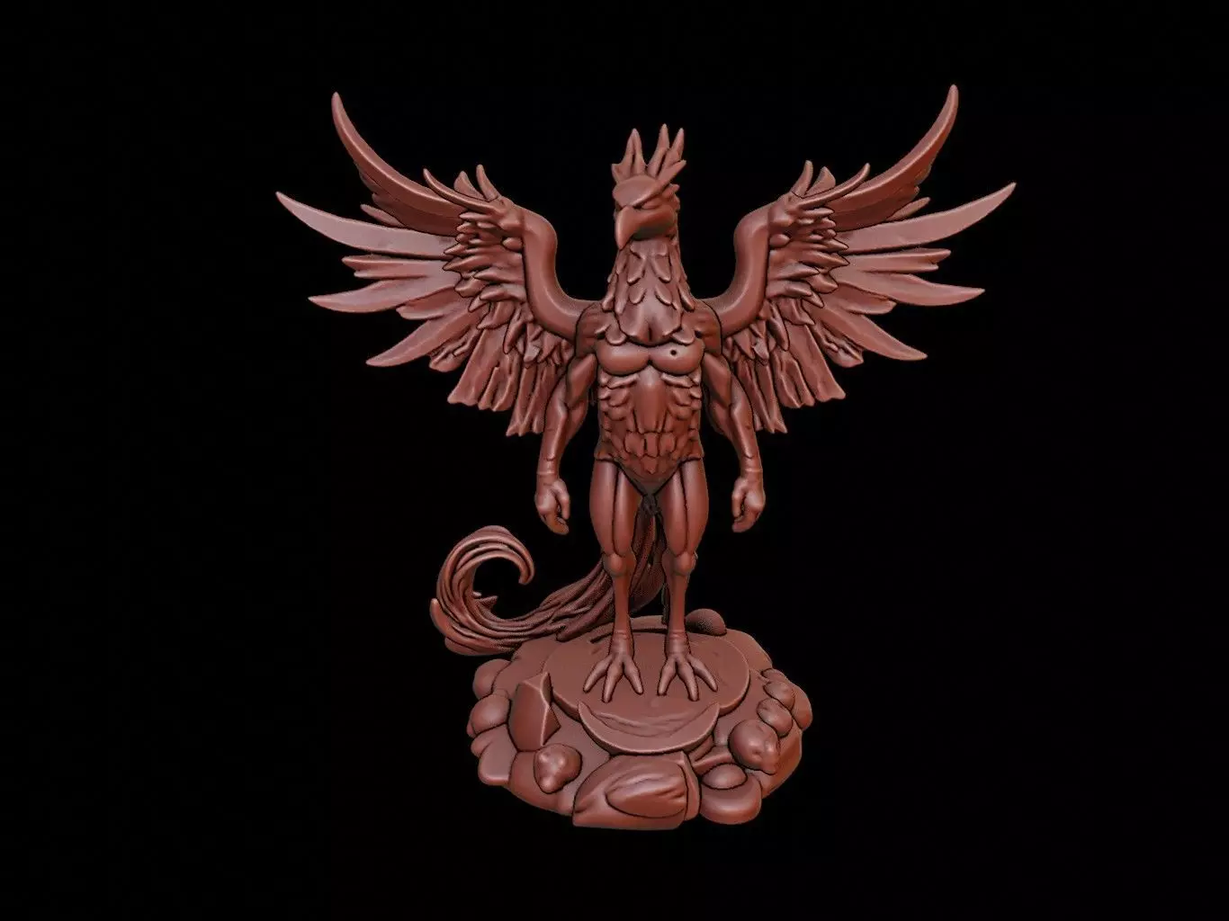 Phoenix Figure 3D print model_0