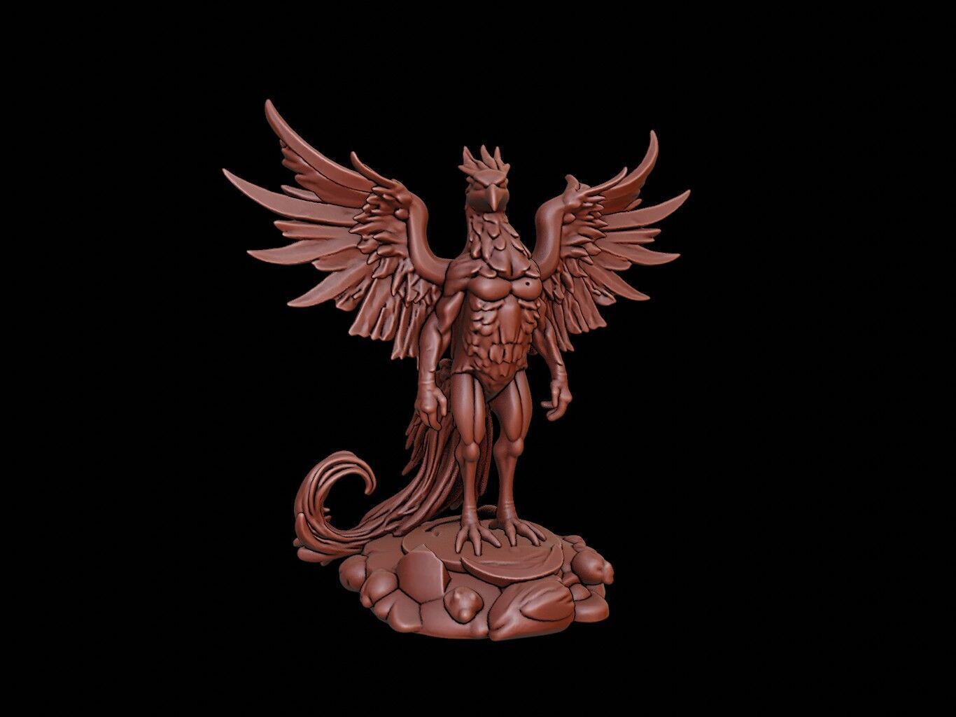 Phoenix Figure 3D print model_1