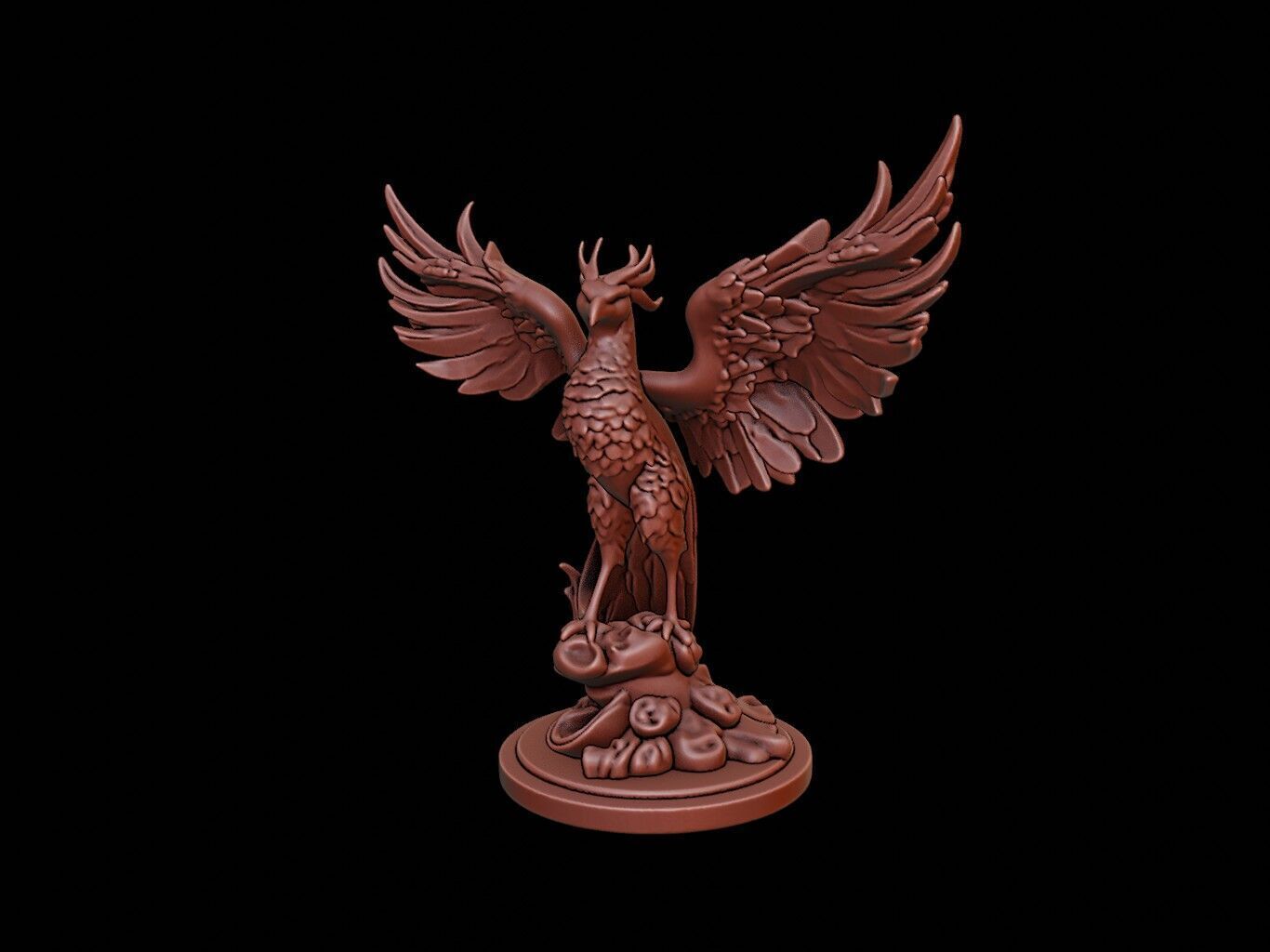 Phoenix Figure 3D print model_2