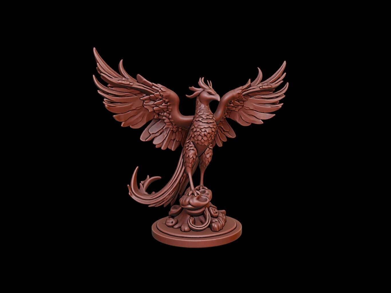 Phoenix Figure 3D print model_1