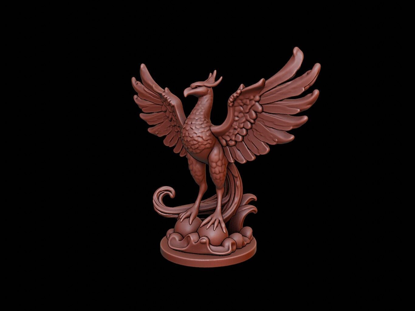 Phoenix Figure 3D print model_2