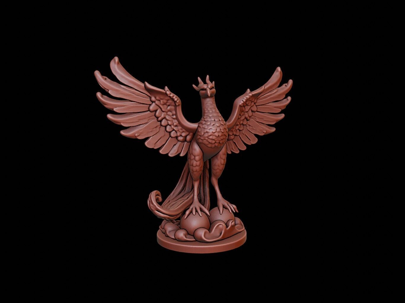 Phoenix Figure 3D print model_1