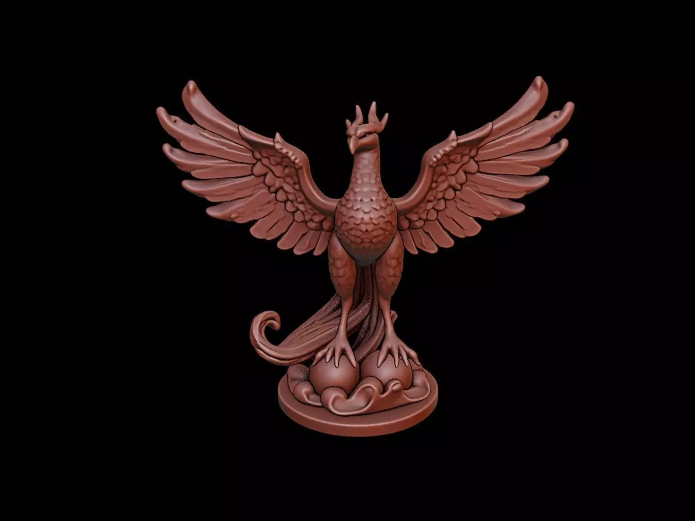 Phoenix Figure 3D print model_0