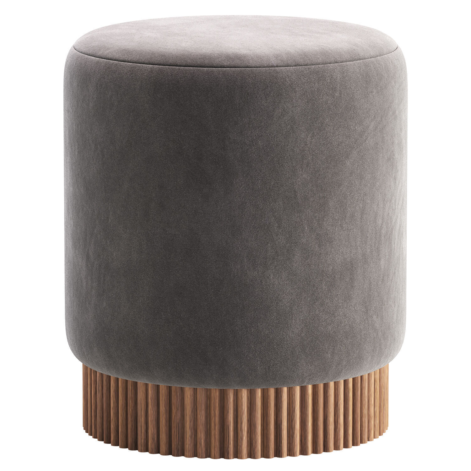 Scandi Pouf Beige By inmyroom 3D model_1