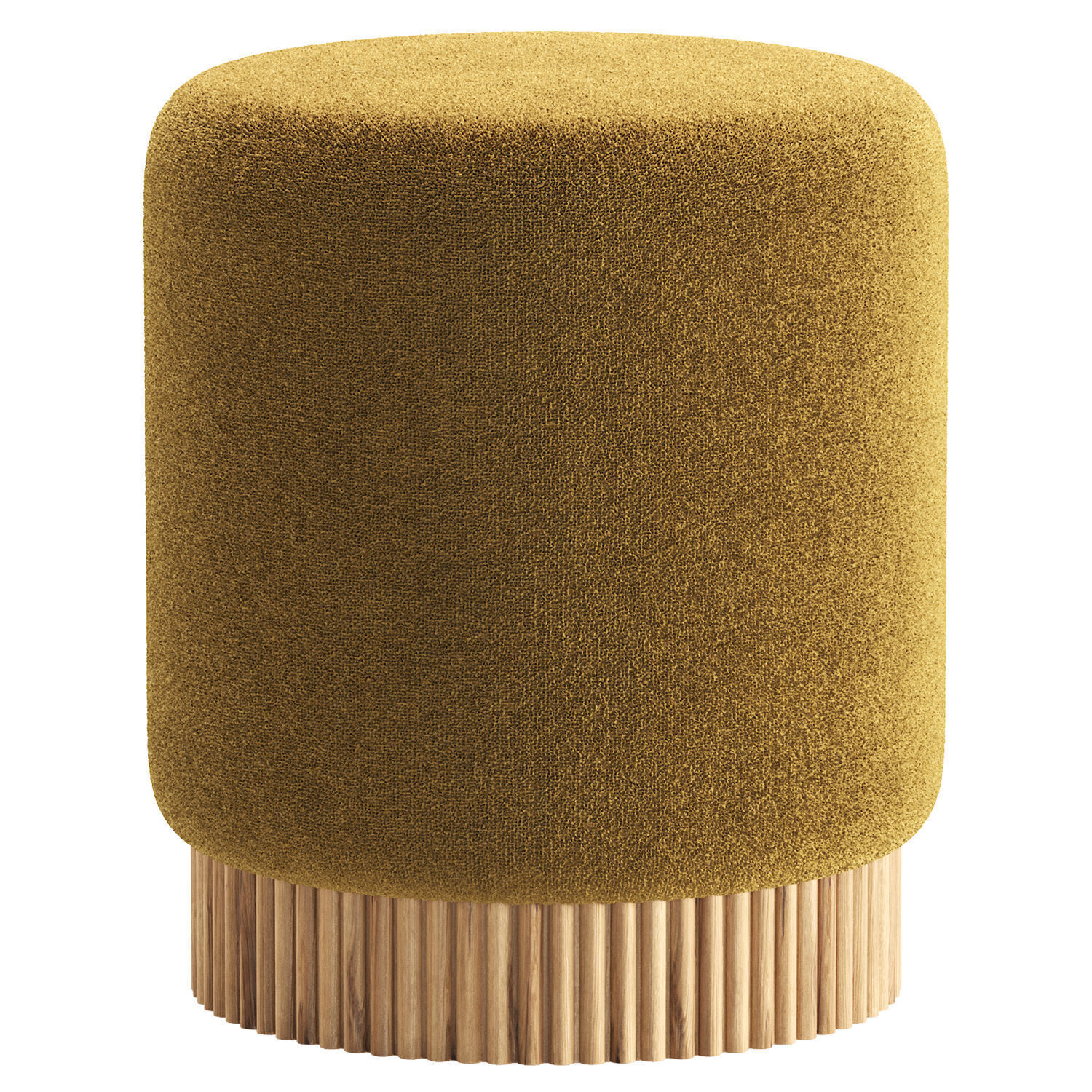 Scandi Pouf Beige By inmyroom 3D model_4