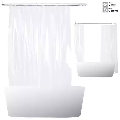 Bath Curtain Set 4 2