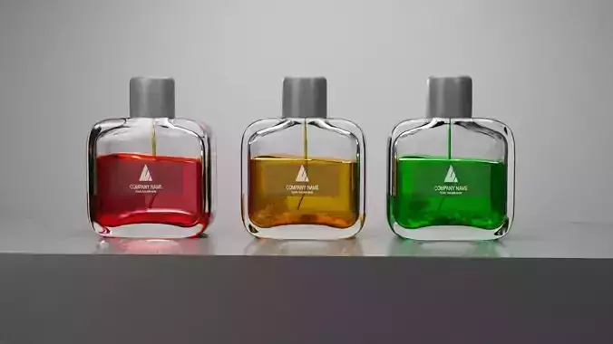 Parfume bottle - Spray bottle High detail 