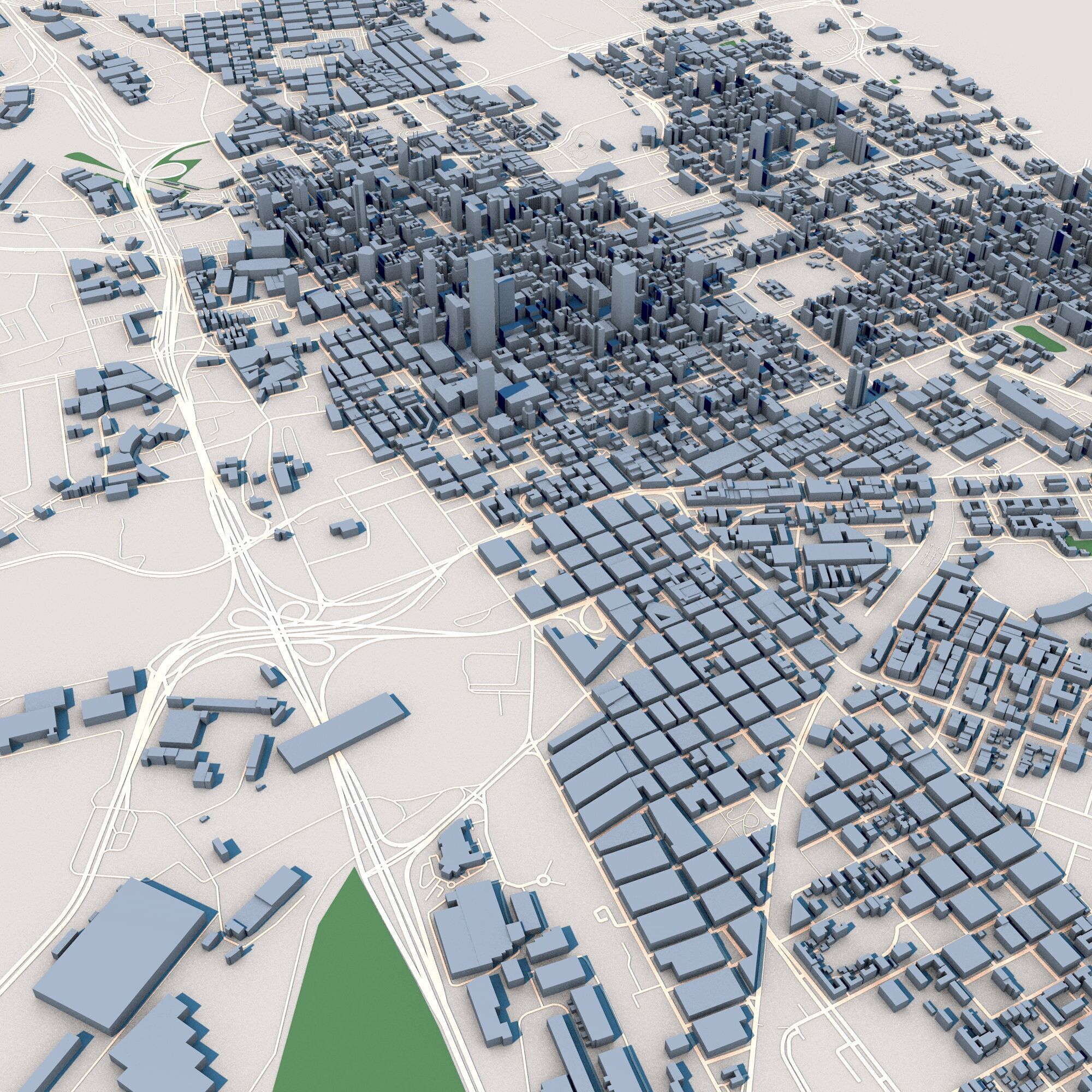 Johannesburg City South Africa 3D model_5