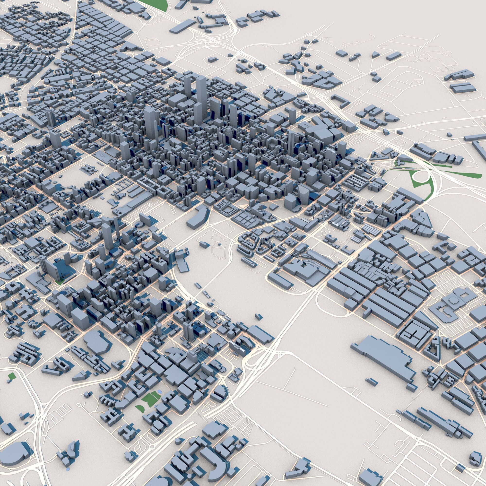 Johannesburg City South Africa 3D model_9