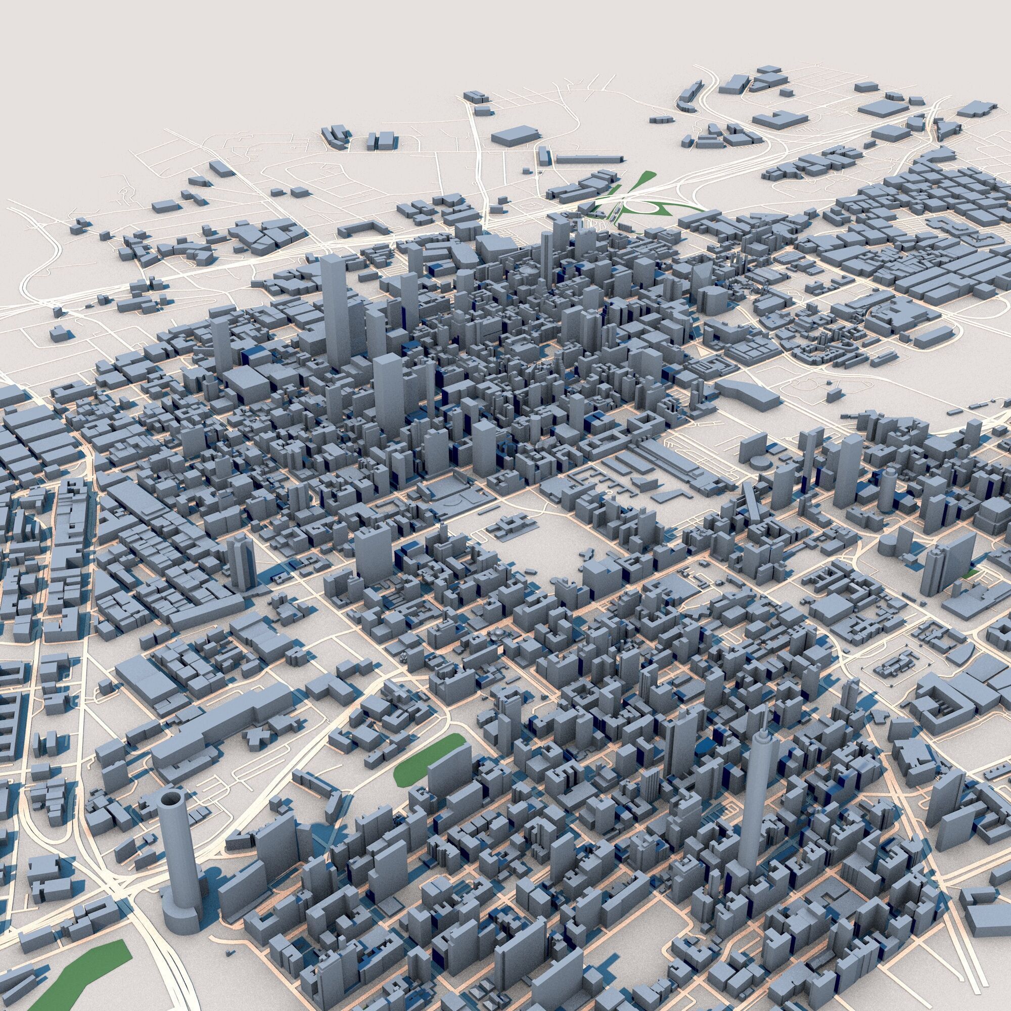 Johannesburg City South Africa 3D model_8