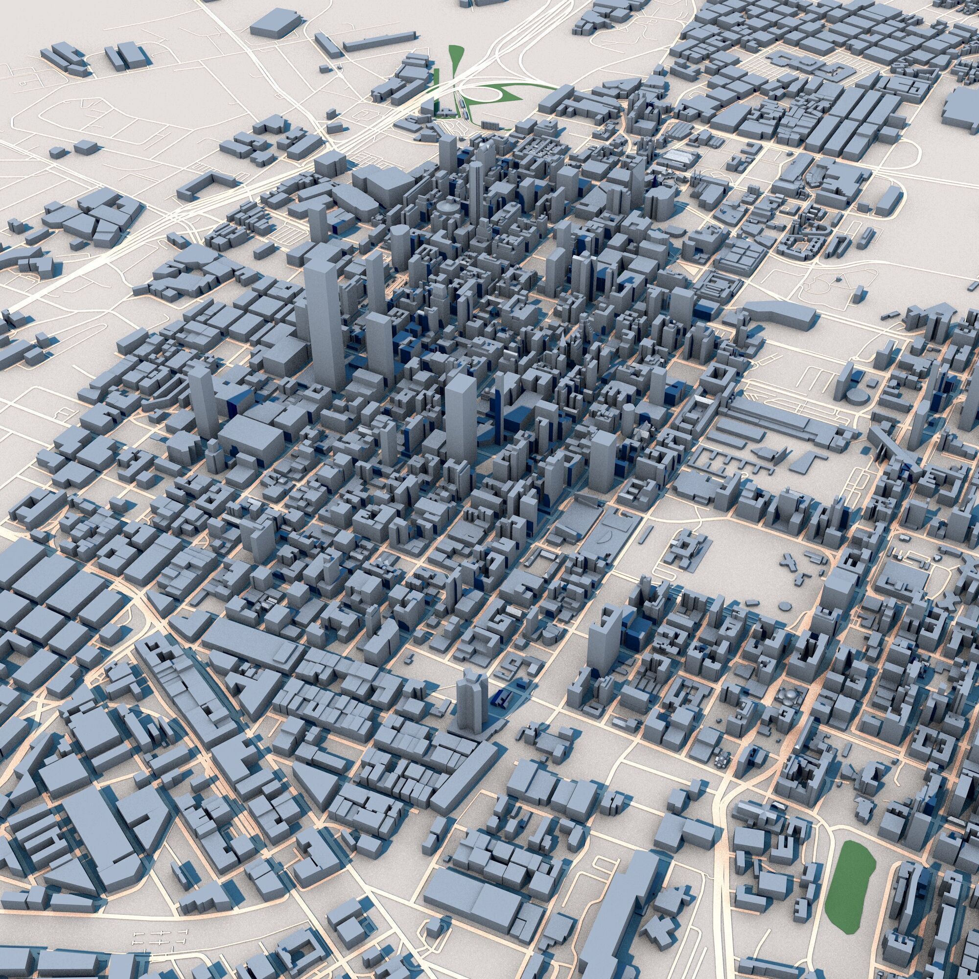 Johannesburg City South Africa 3D model_7