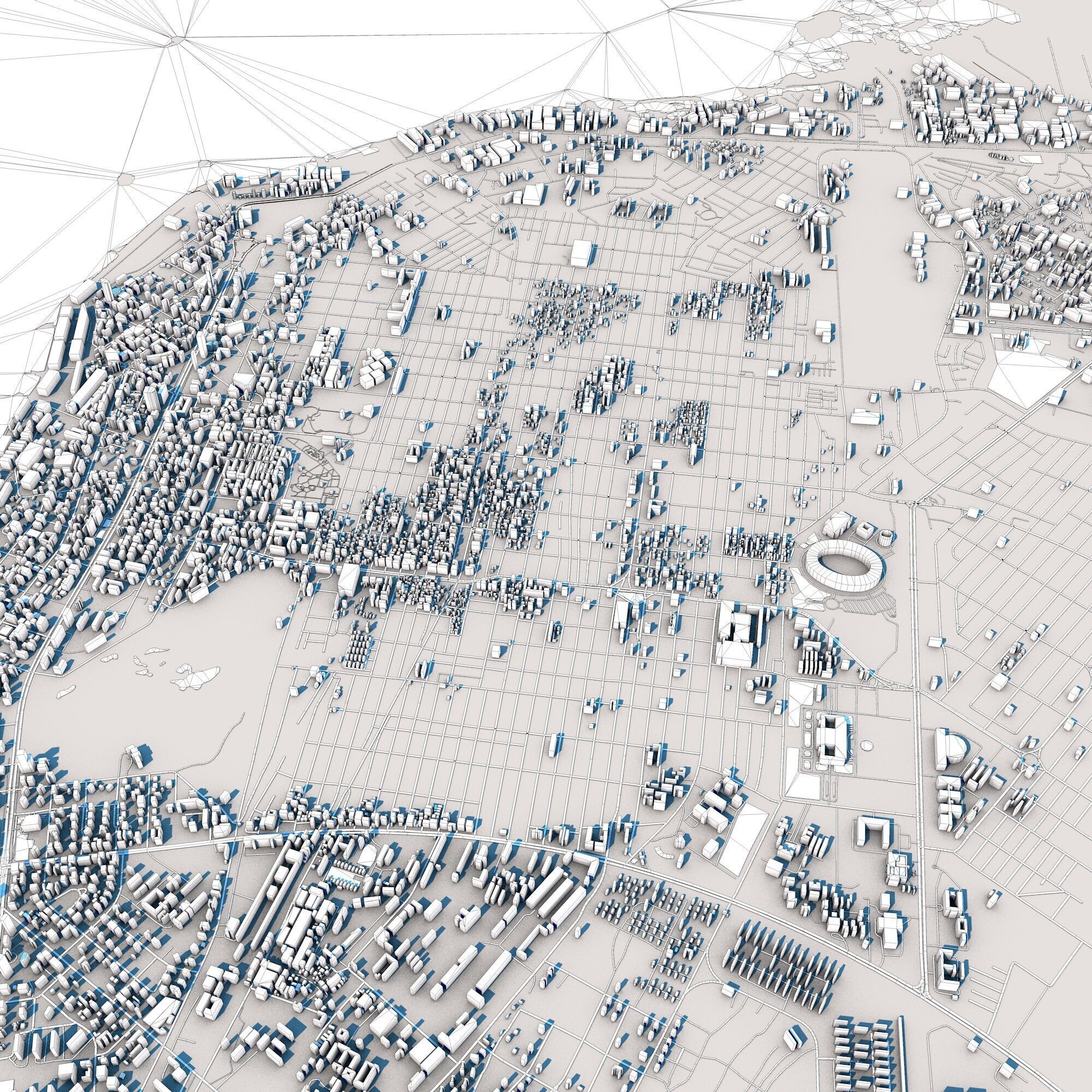 Kinshasa Capital of the Democratic Republic of the Cong 3D model_7