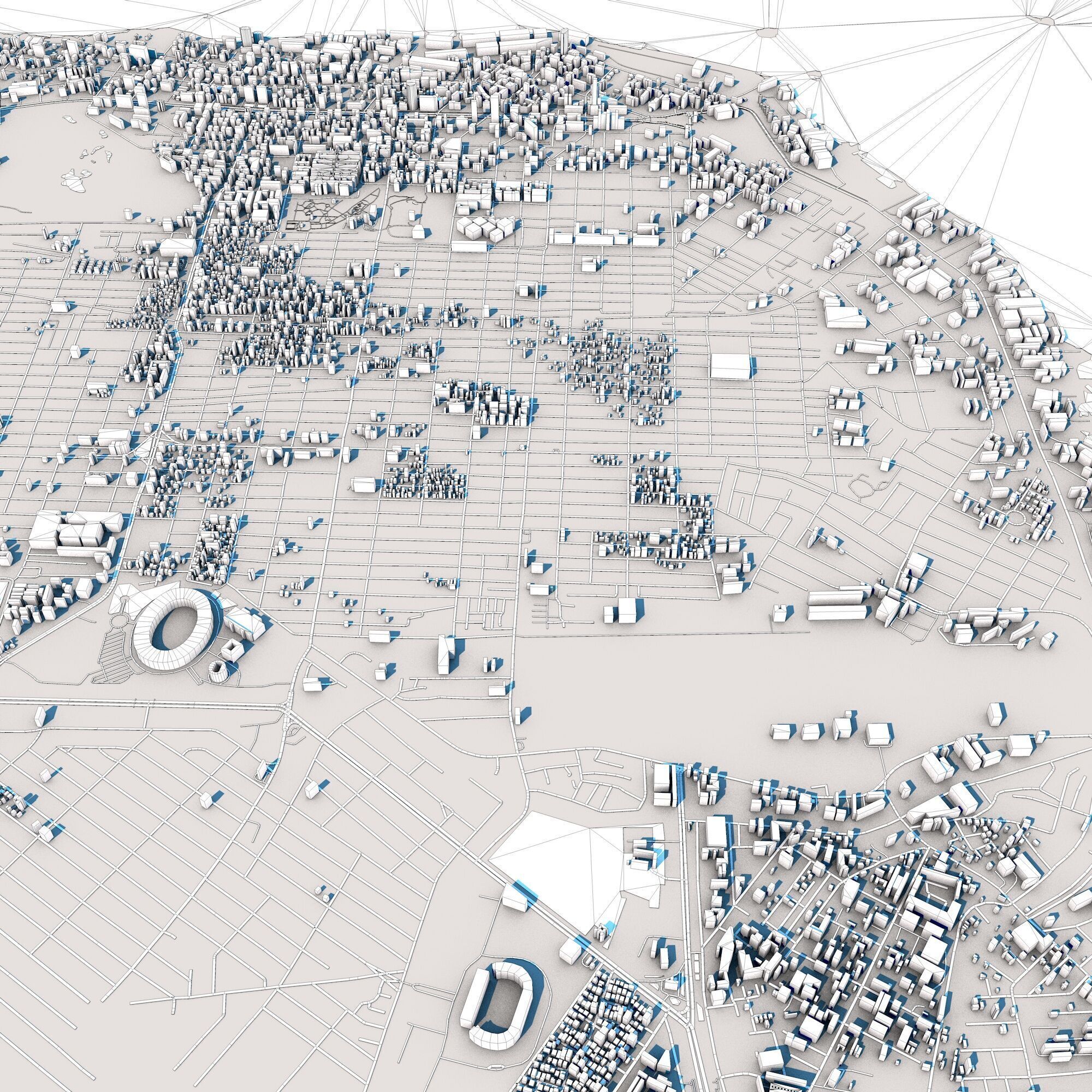 Kinshasa Capital of the Democratic Republic of the Cong 3D model_6