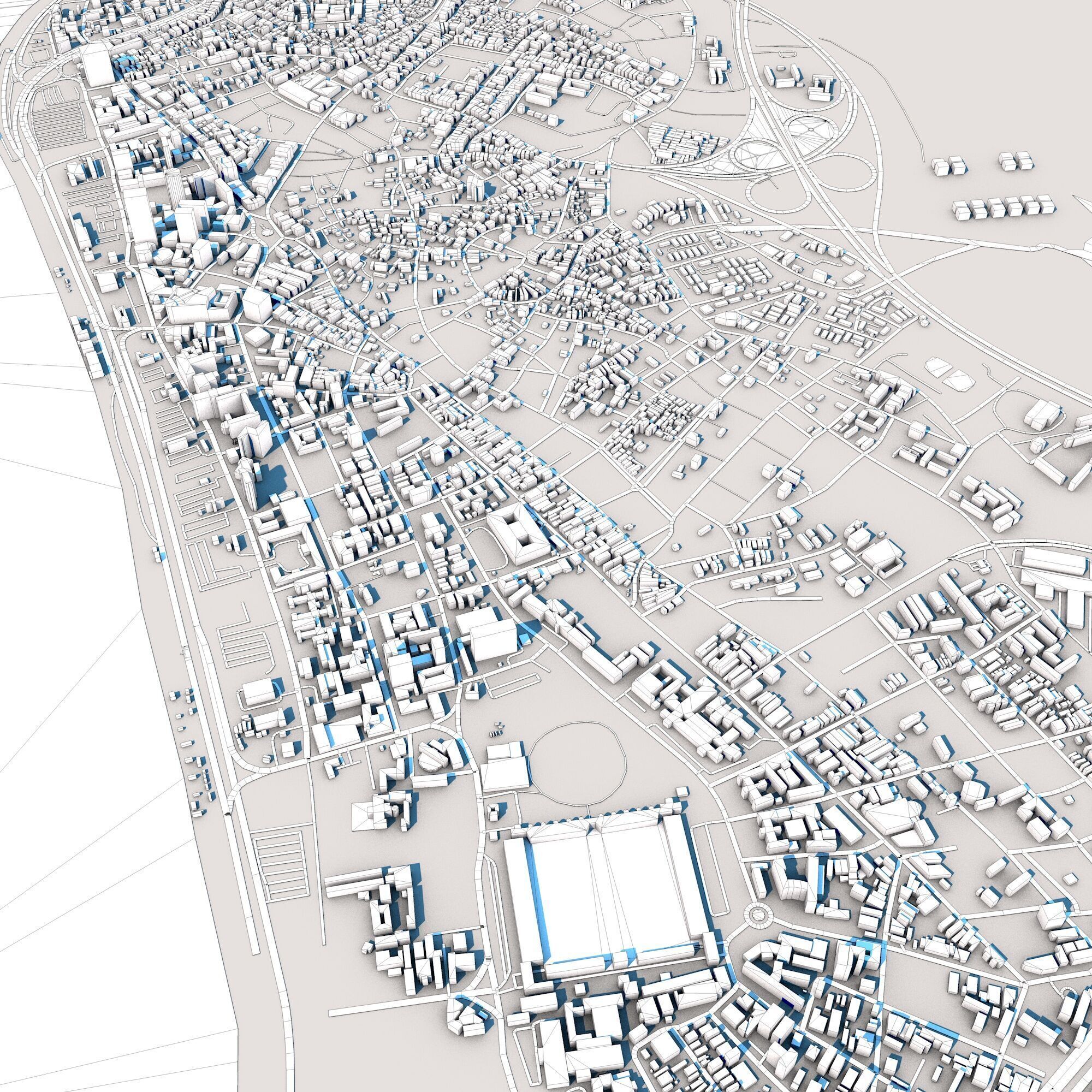 Lagos City Nigeria 3D model_8