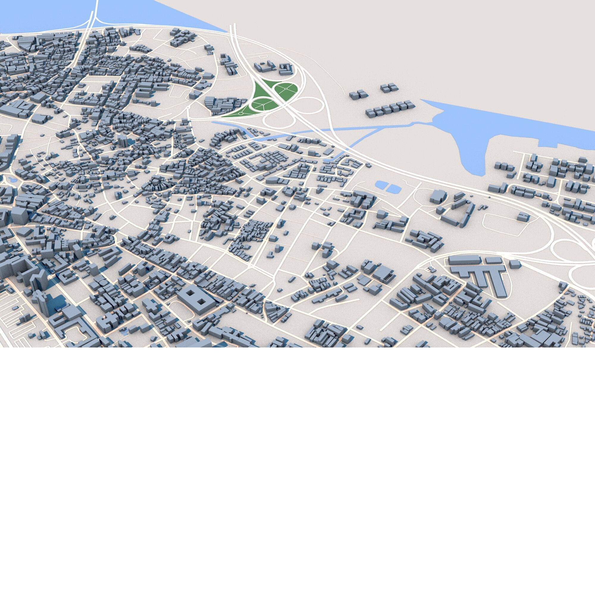 Lagos City Nigeria 3D model_4
