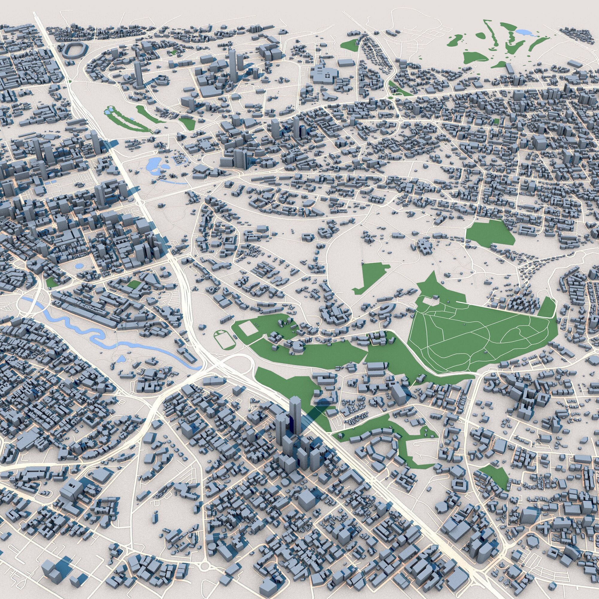 Nairobi City Kenya 3D model_6